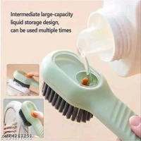 Liquid PCENF5429 Adding Soft Fur Cleaning Brush, Multifunctional Shoe Brush, Long Handle Liquid Adding Cleaning Brush Clothes Cleaning Tools
 