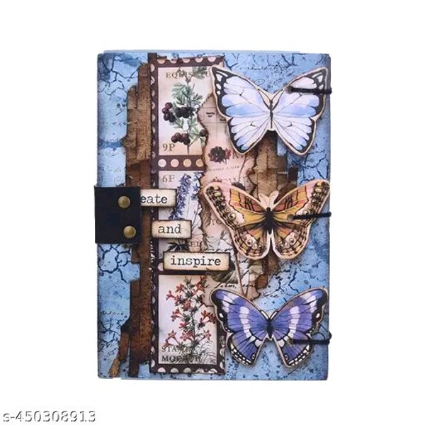 RS PCENFAP052 KRAFTS Create & Inspire Print special binding A5 Diary Un-Ruled 200 Pages (Multicolor) 7x5 inch
 