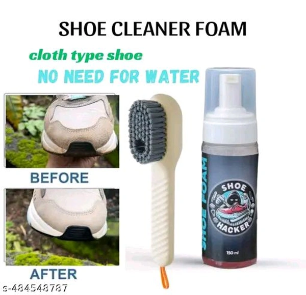 shoe PCENFAP058 hacker shoe cleaning foam 150 ml with free brush
Name: shoe hacker shoe cleaning foam 150 ml with free brush
 