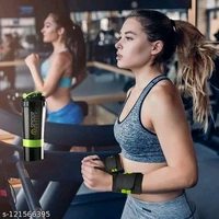 Premium PCENFAP061 Gym Shaker Bottle for Protein Shake with 2 Storage Compartment  ||Gym Shaker|| Water Bottle||Workout Bottle|| Gym Bottle||  - Blue