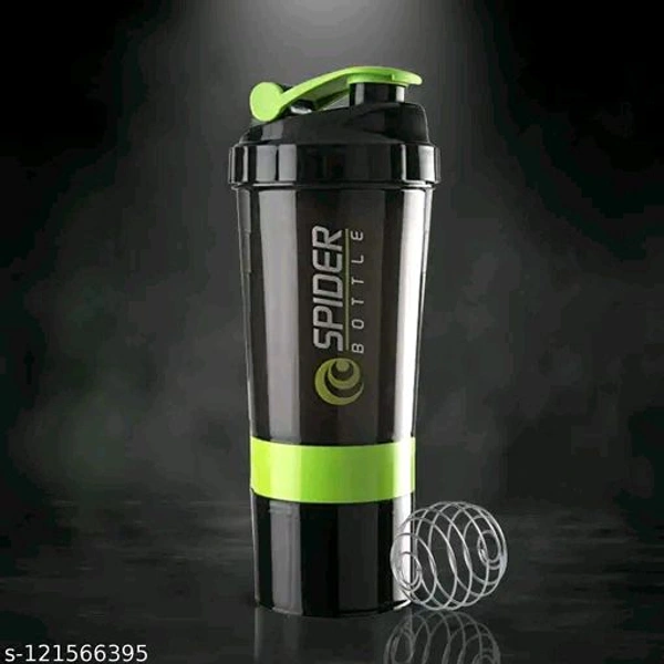 Premium PCENFAP061 Gym Shaker Bottle for Protein Shake with 2 Storage Compartment  ||Gym Shaker|| Water Bottle||Workout Bottle|| Gym Bottle||  - Green