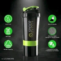 Premium PCENFAP061 Gym Shaker Bottle for Protein Shake with 2 Storage Compartment  ||Gym Shaker|| Water Bottle||Workout Bottle|| Gym Bottle||  - Green