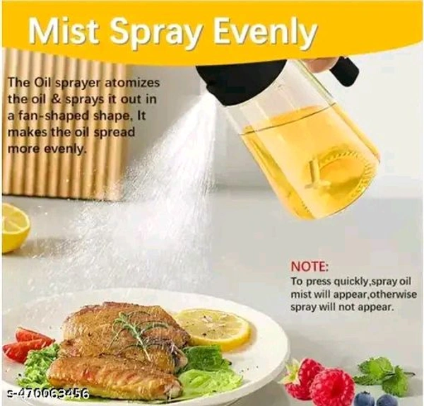 Oil PCENFAP062 Dispenser & Mist Spray Bottle, Cooking/Baking Tool & Accessories, Leakproof Seasoning Bottle, Cooking Oil Container 500ml  