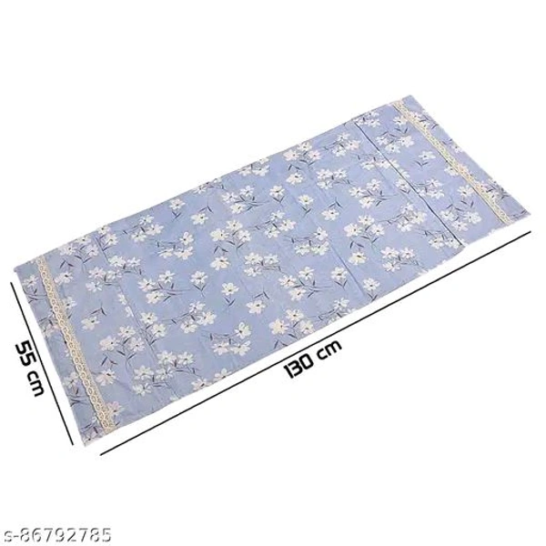 1Pc PCENFAP064 Fridge Cover for Top with 6 Utility Pockets Cartoon Prints Waterproof Single Door (130 x 54 cm)
  - Design 2