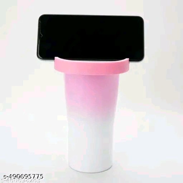 1200ml PCENFAP072 Stainless Steel Tumbler with Handle, Dual Lid, Drinking Straw | Hot and Cold Double Vacuum Insulated Flask | Fits Car Cup Holders |
  - Pink
