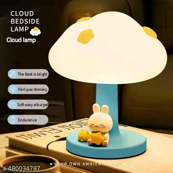 Silicone PCENFAP079 Cloud Touch LED Lamp Night Light for Kids Cloud Lover Gifts for Teen Girls Boys Nightlight Lamp Cute Aesthetic Baby Room Decor Gifts
 