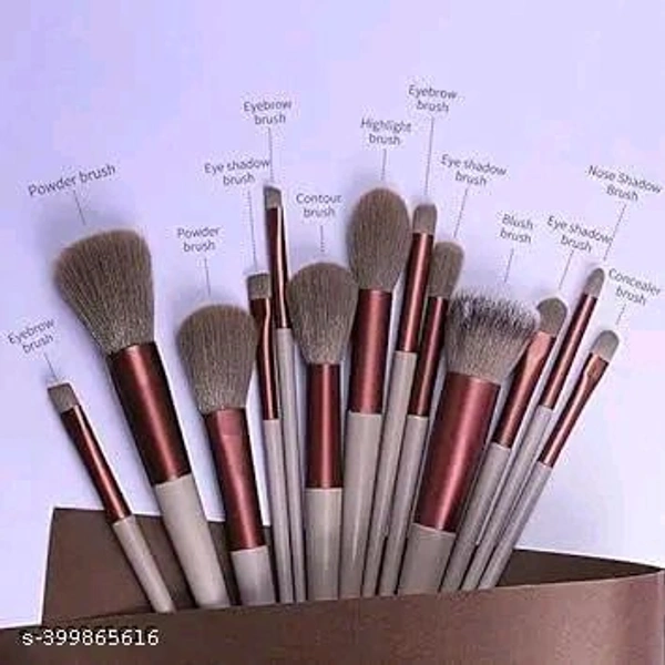PROFESSIONAL PCENFAP096 MAKEUP BRUSHES PINK COLOUR SET OF 13PCS
 
