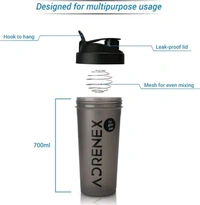 Adrenez Gim Water Bottle  - Black