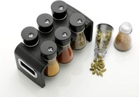 0100 Plastic Spice Rack Masala Organiser (6 Pcs)