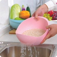 0108  BIG RICE BOWL STRAINER PERFECT SIZE FOR STORING AND STRAINING