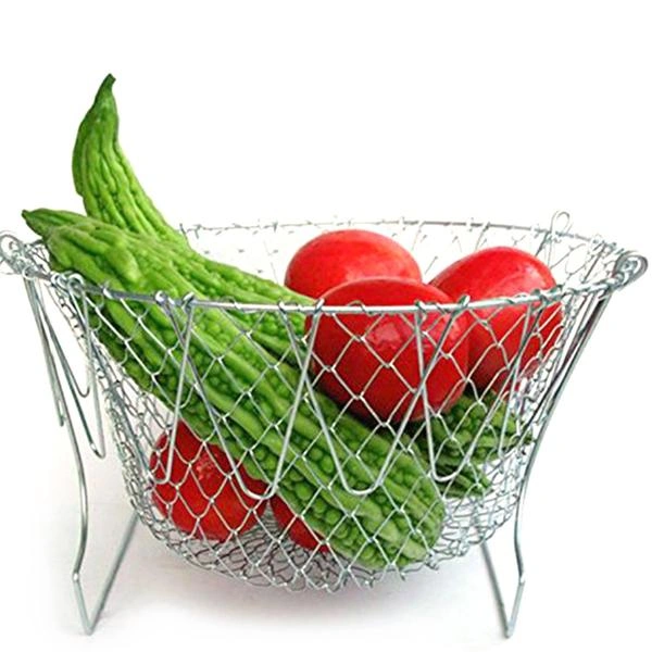 0139 Foldable Strainer Chef Basket
