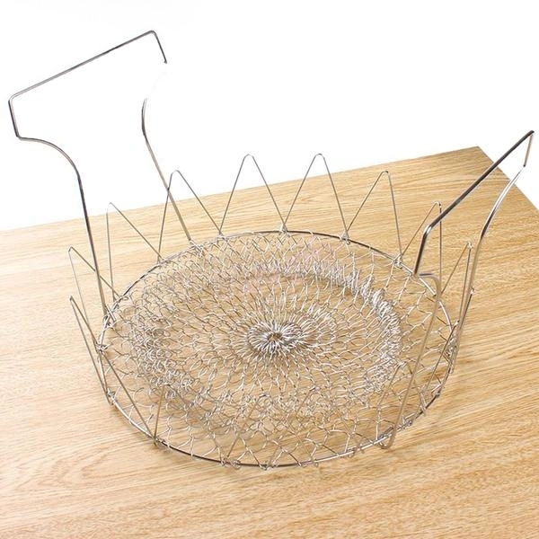 0139 Foldable Strainer Chef Basket