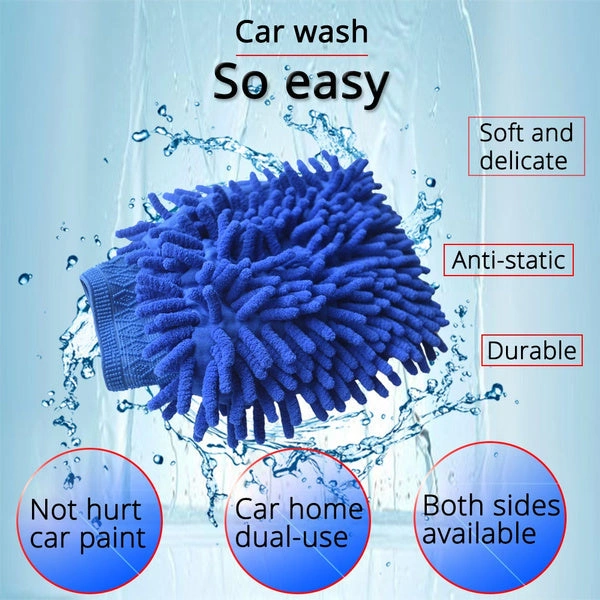 0711 Hand Gloves Microfiber Duster Gloves (1Pc)