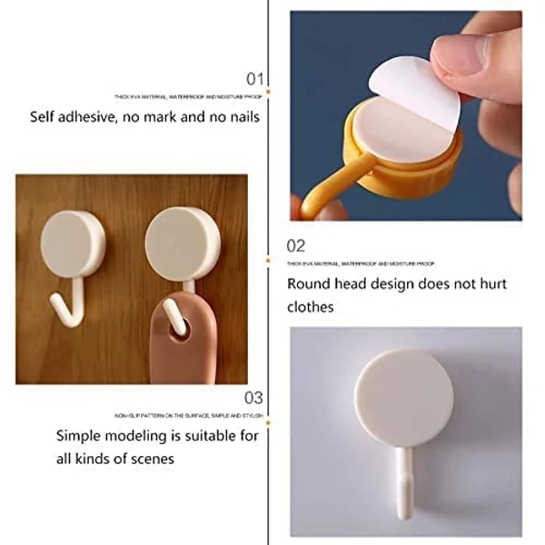 10 PCS ROUND HOOK