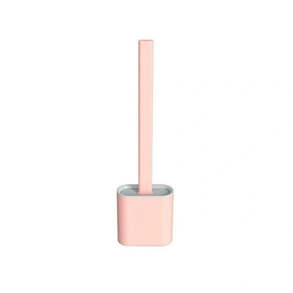 1398 Silicon Toilet Brush with Slim Holder Stand