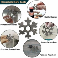 18 IN 1 SNOWFLAKE SCREWDRIVE MULTI TOOL