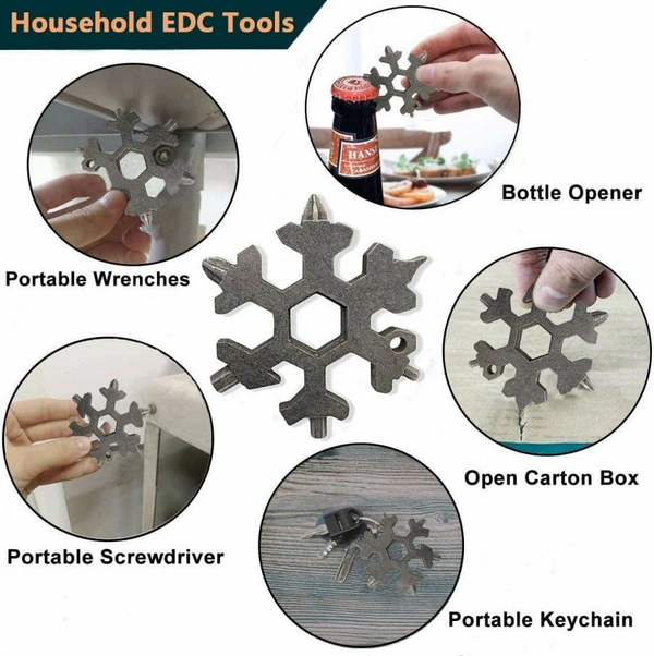 18 IN 1 SNOWFLAKE SCREWDRIVE MULTI TOOL