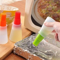 2434  Silicon Oil brush With Container
