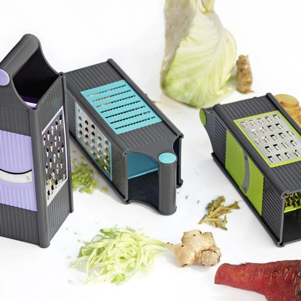 2650 4 IN 1 PLASTIC VEGETABLE AND FRUIT GRATER AND SLICER FOR KITCHEN