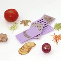 2650 4 IN 1 PLASTIC VEGETABLE AND FRUIT GRATER AND SLICER FOR KITCHEN