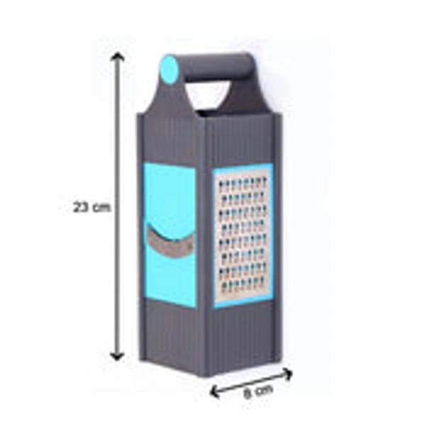 2650 4 IN 1 PLASTIC VEGETABLE AND FRUIT GRATER AND SLICER FOR KITCHEN