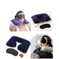 3-IN-1 AIR TRAVEL KIT WITH PILLOW, EAR BUDS & EYE MASK