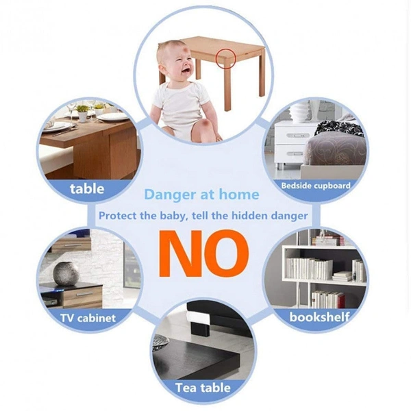 4 PC  EDGE GUARD FOR FURNITURE KIDS SAFETY CORNER GUARD