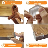 4 PC  EDGE GUARD FOR FURNITURE KIDS SAFETY CORNER GUARD