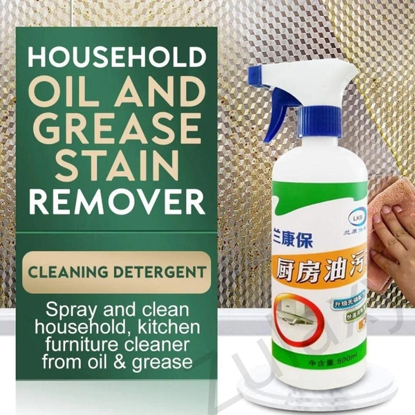 500Ml Kitchen Oil Bottles & Grease Stain RemoverChimney &