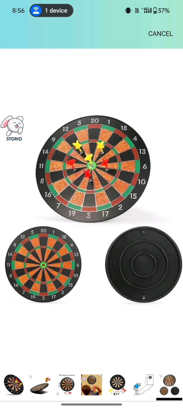 Magnetic Dart Board 