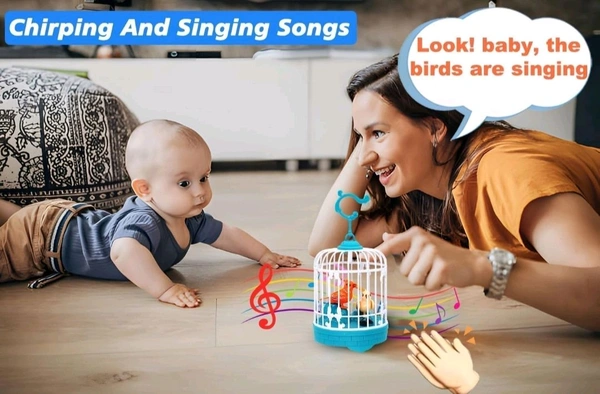 Bird Cage Voice Control Toy