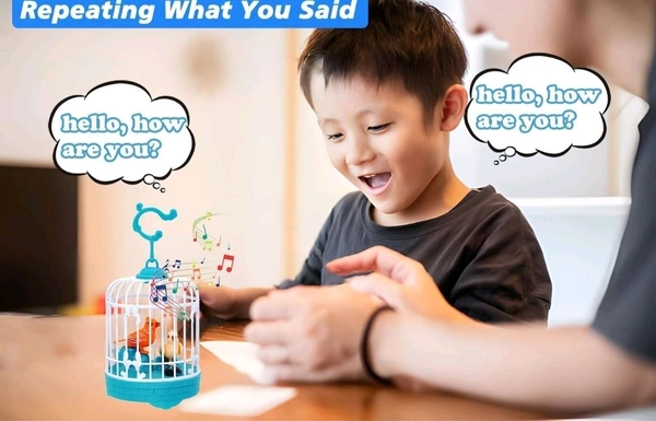 Bird Cage Voice Control Toy