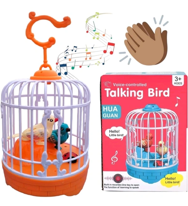 Bird Cage Voice Control Toy