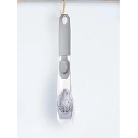 Automatic Liquid Dispenser Dish Clean Brush Scrubber
