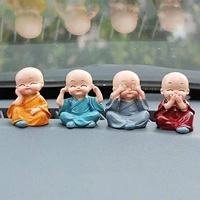 Baby Buddha 4pcs Set Office Car House Decoration