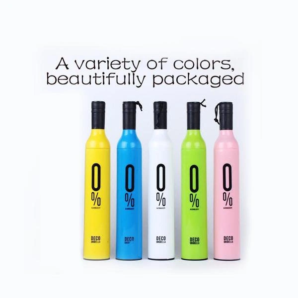 Bottle Umbrella Compact for handbags and bags(multi-colors))