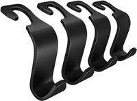 Car Backseat Headrest Hook - 4 Pcs