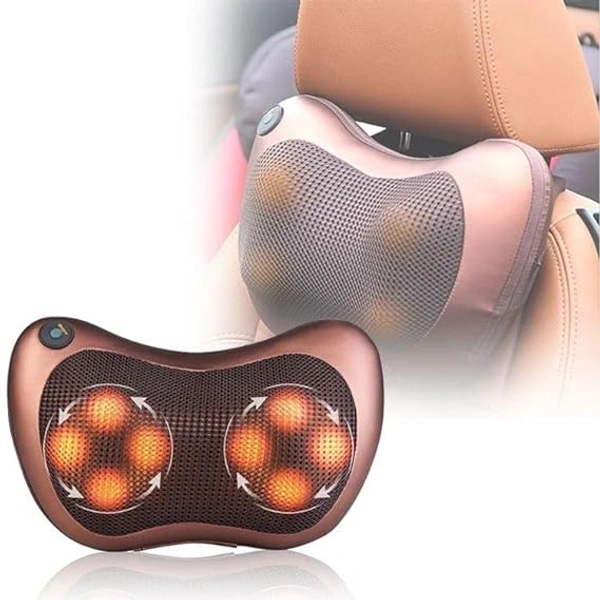 CAR & HOME PILLOW FOR NECK, BACK AND FOOT MASSAGE PILLOW