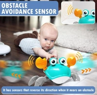 Crab induction toy