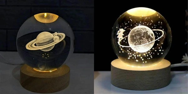 Crystal ball Lamp (random design)