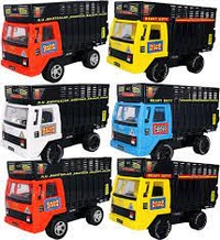 DDB118 GOODS CARRIER PULL BACK Vehicle Scale Model Cargo Carrier Truck Toys for