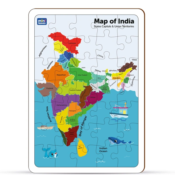 DDB60 INDIA MAP PUZZLE GAME