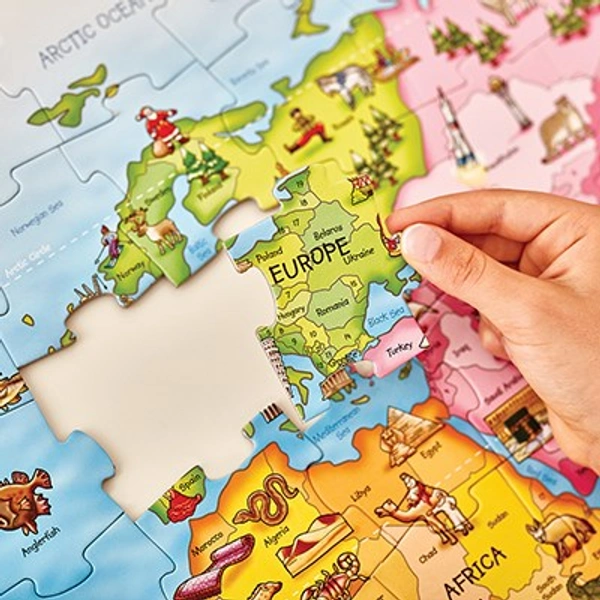 DDB61 WORLD MAP PUZZLE GAME