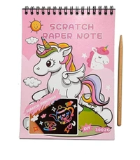 DDB73 SCRATCH BOOK(combo set)1 mini scratch book and 1 large scratch book