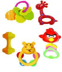 DDB96 BABY RATTLE (5 PIECES)