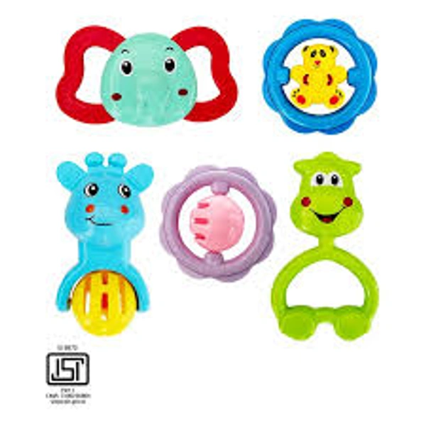 DDB96 BABY RATTLE (5 PIECES)