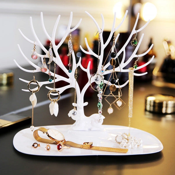 DEER TREE SHAPED JEWELLERY DISPLAY HOLDER