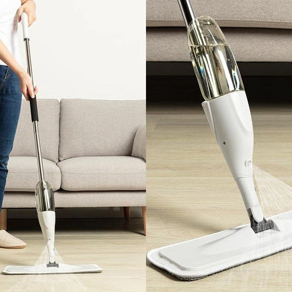 Floor Cleaning Spray Mop with Removable Washable Cleaning Pad