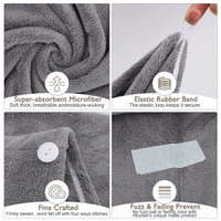 Daily Days & Joy Box Hair Towel WRAP Microfiber Absorbent Towel Hair-Drying Magic Hair WRAP Towel