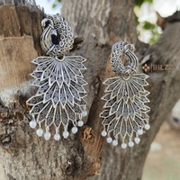 Handmade Silver Jhumkas: Ethnic Elegance